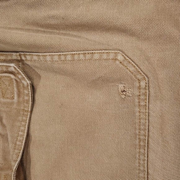 Duluth Trading Co Tan Heavy Duty Work Pants - Picture 11 of 13